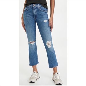 NWT MOTHER The Insider Ankle Bloom And Doom size 32